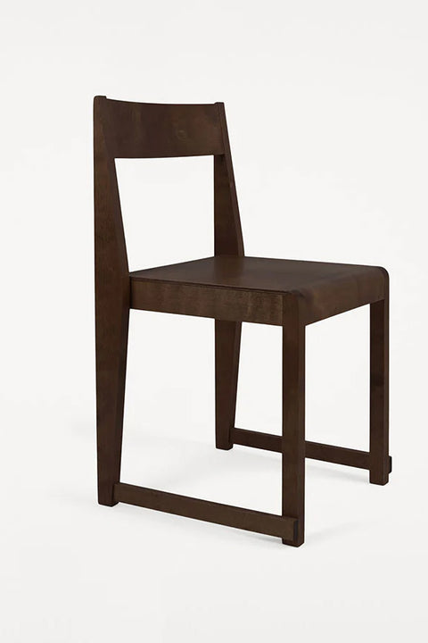 Spisestol - Chair 01 Dark Brown Birch
