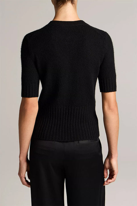 T-skjorte - High Rib Cash Blend Tee Black