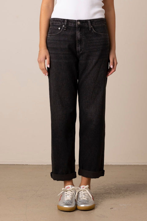 Jeans - Featherweight Baggy Dre Low Rise Boyfriend Black