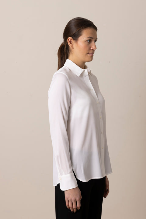 Bluse - Slim Fitted Blouse Optic White