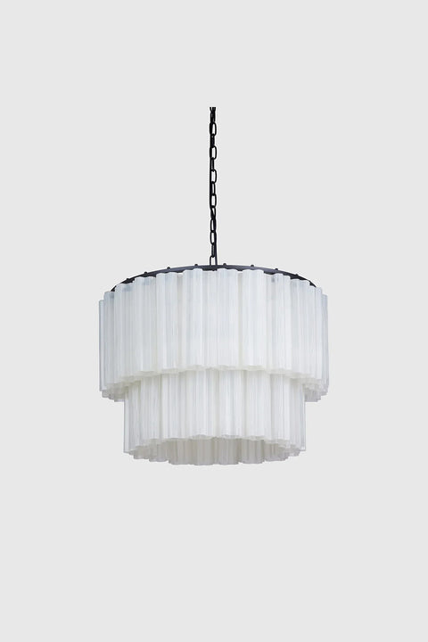 Taklampe - Fontaine Chandelier 2-layer Sort/Hvit