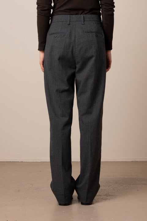Bukse - Balder Pant Fine Wool Dark Grey