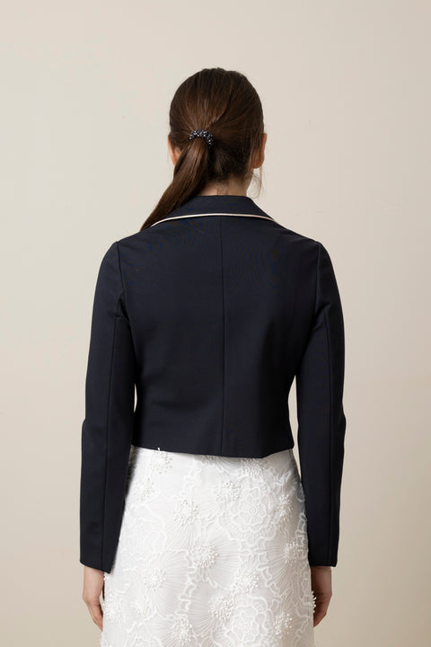 Jakke - Emotional Essence Stripe Dark Navy