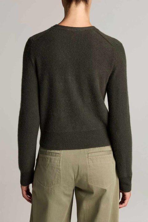 Cardigan - Boiled L/S Dark Moss