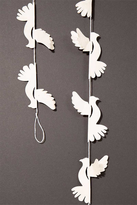 Girlander - Due Hvit