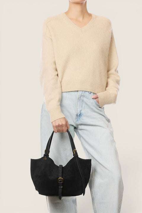 Veske - Joseph S Split Suede Noir