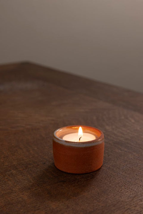 Telysholder - Brun Liten