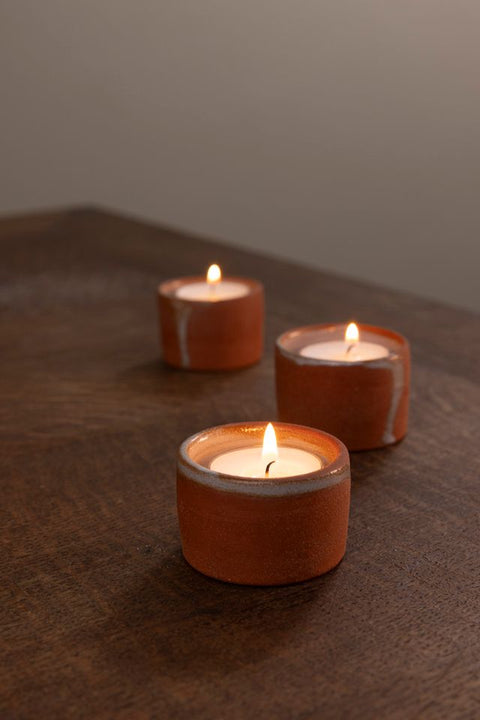 Telysholder - Brun Liten