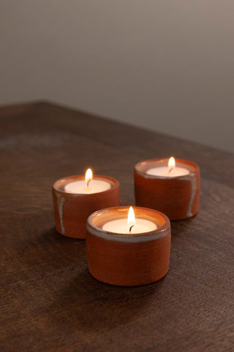 Telysholder - Brun Liten