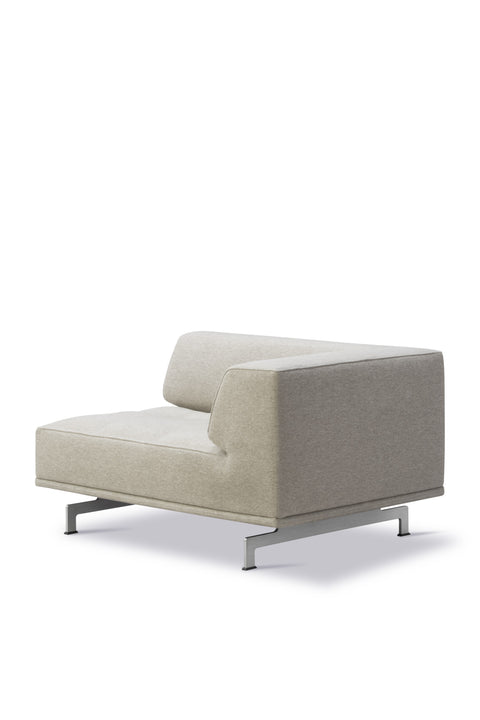 Sofa - Delphi 4501 Høyre Steelcut Trio 213/Børstet Aluminium