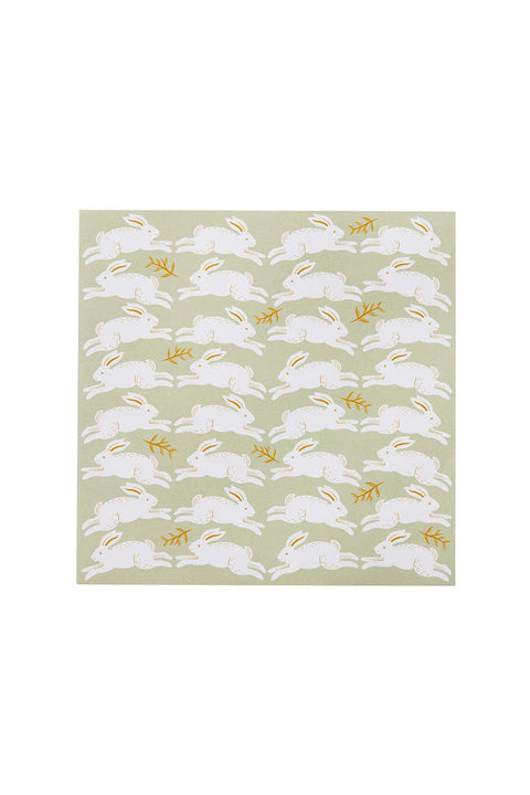 Servietter - 50pk Hare Dusty Green