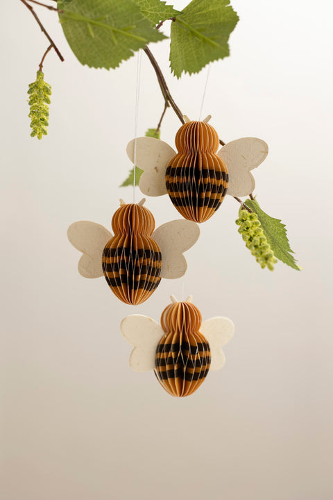 Påskepynt - Paper Bees Honey 3pk