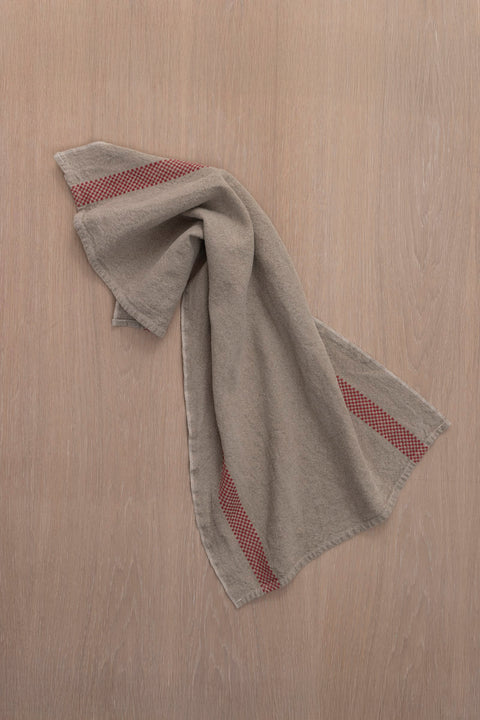 Kjøkkenhåndkle - Lustucru Linen/Red