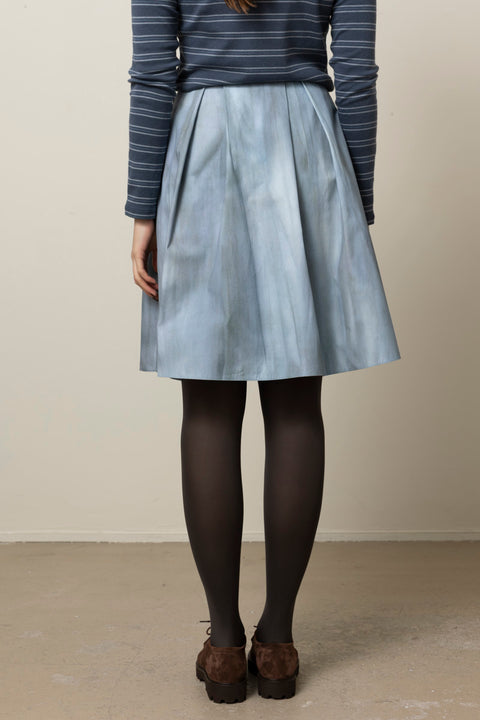 Skjørt - Pleated Below Knee Skirt