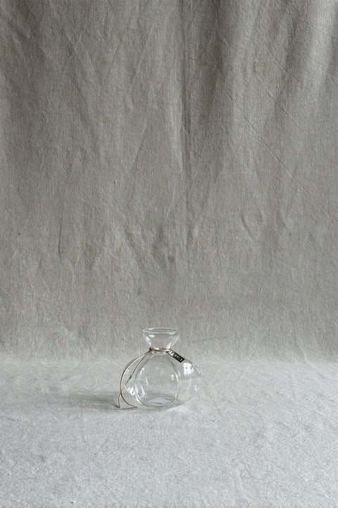 Vase - Glass Dia10cm Klar