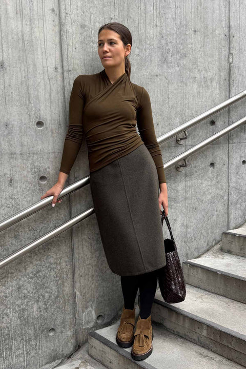 Topp - L/S Fixed Wrap Cypress