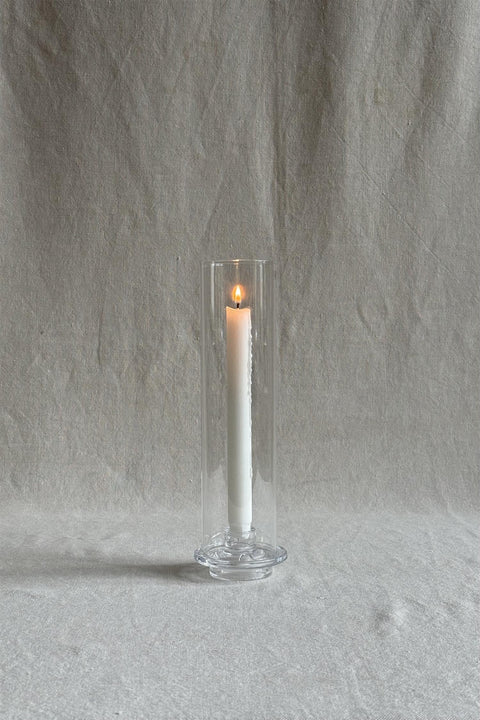 Lysestake - Lyslykt H27,5cm Glass Klar