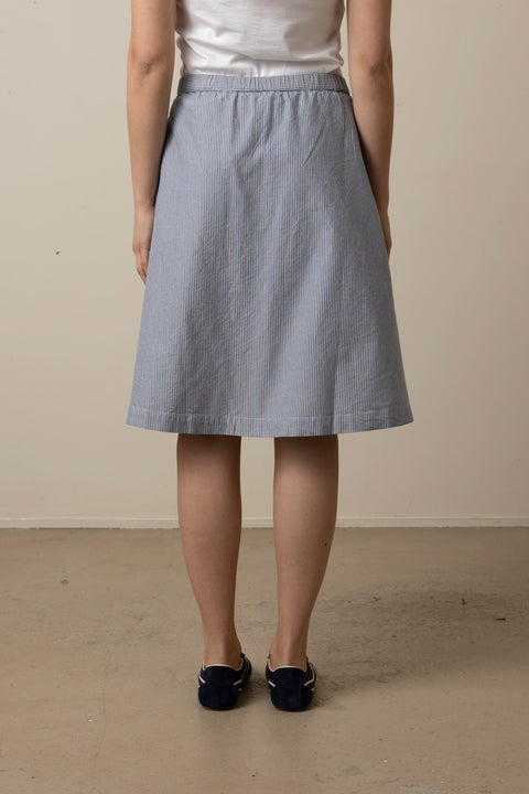 Skjørt - Neela Skirt Striped Mix Blue Boy