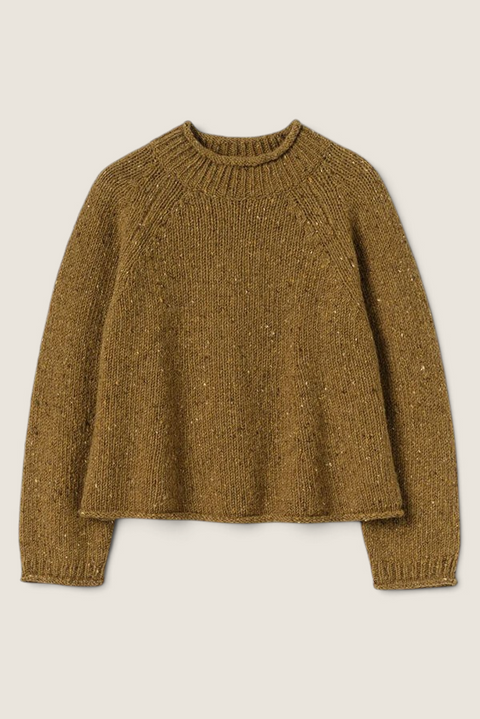 Genser - Orla Donegal Wool Sweater Straw