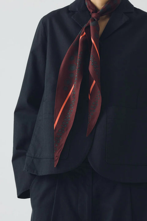 Skjerf - Spotted Carapace Bandana Ruby Red