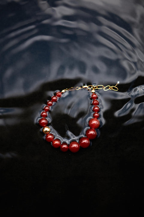 Armbånd - Float Red Jade