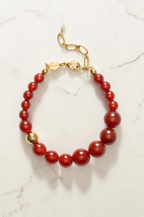 Armbånd - Float Red Jade