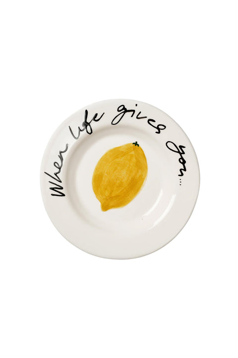 Tallerken - Lemon Tapas Plate 15cm Yellow