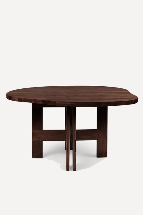 Spisebord - Farmhouse Trestle Table Pond Dark Oak