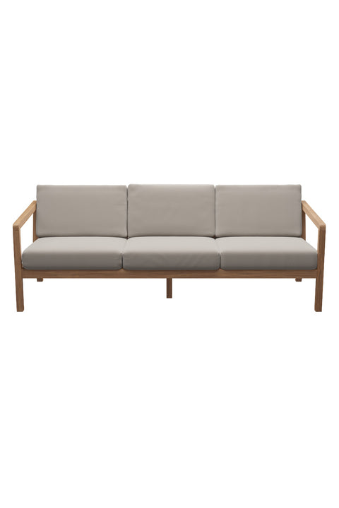 Utesofa - Virkelyst 3-Seter Teak/Papyrus