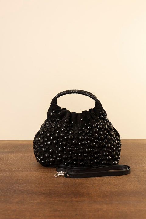 Veske - Gordi M Split Suede Noir/Noir