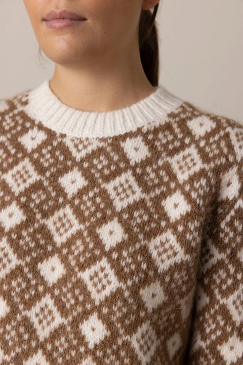 Genser - Soft Graphics Cherry Diamant