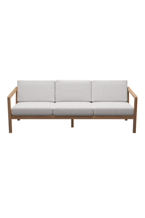 Utesofa - Virkelyst 3-Seter Teak/Cloud White