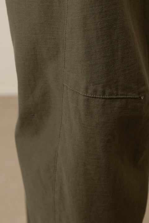 Bukse - Stevie Utility Tapered Pant Olive