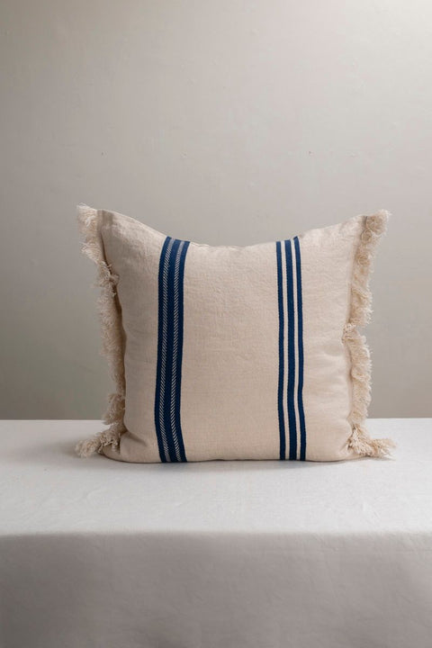 Putetrekk - The Indigo Stripe 63x63cm