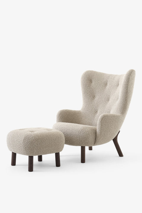 Lenestol & Puff - Petra Lounge Chair VB3/ATD1 Karakorum 03/Valnøtt