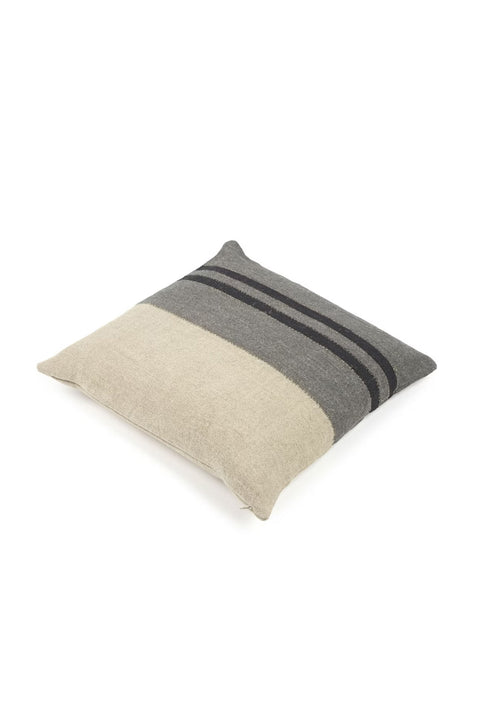 Putetrekk - Black House Stripe 50x50cm Charcoal