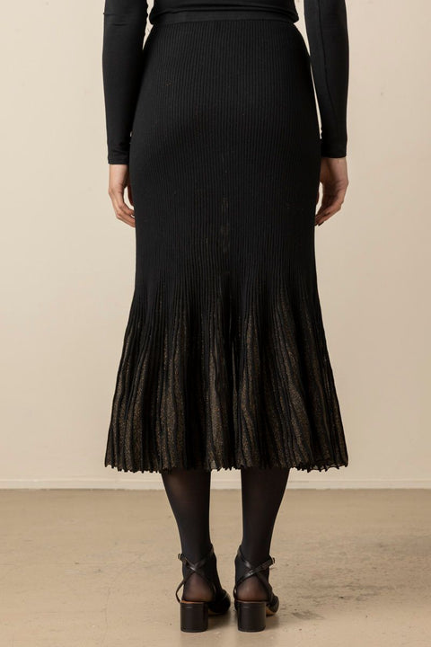 Skjørt - Vera Midi Skirt Noir