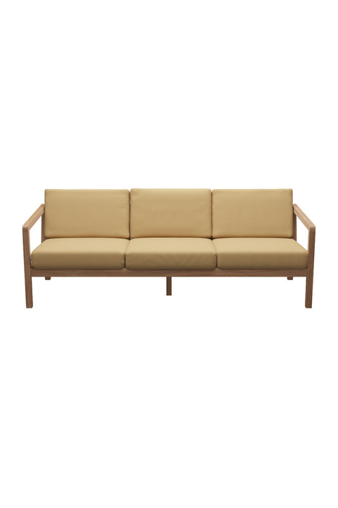 Utesofa - Virkelyst 3-Seter Teak/Honey Yellow