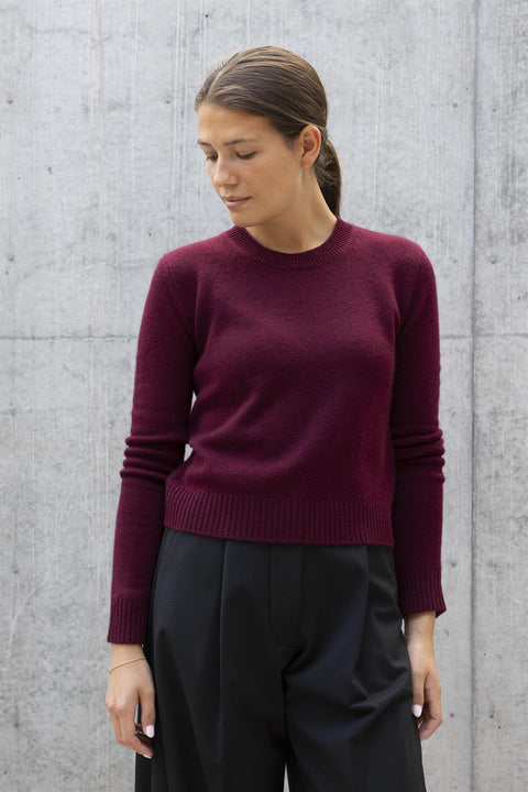 Genser - Mable Sweater Deep Plum
