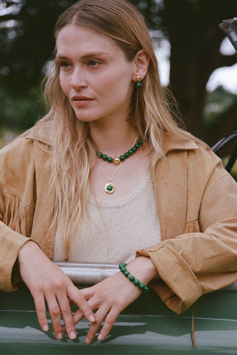 Armbånd - Malachite Dreams Holly Green