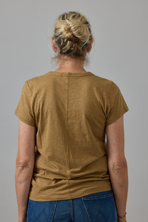 T-Skjorte - The Slub Tee Khaki