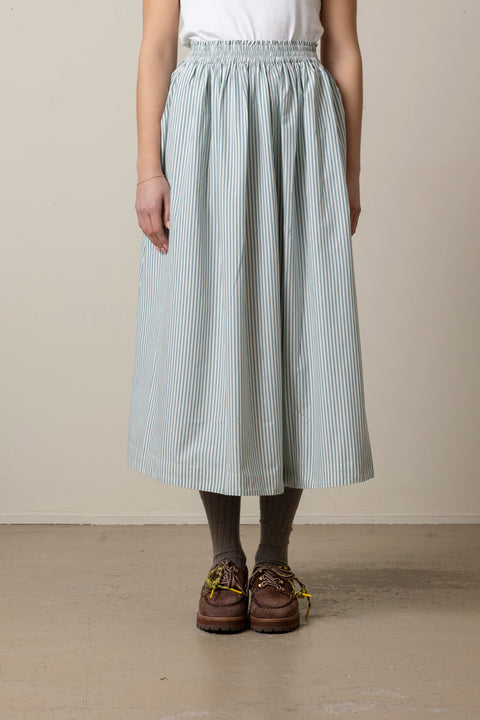 Skjørt - Dagny Skirt White/Aqua Stripe