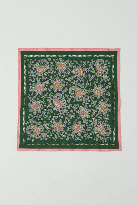 Skjerf - Provencal Paisley Print Bandana Croft Green