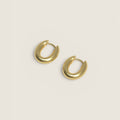 Øredobber - Chunky Hoop Tiny Plated