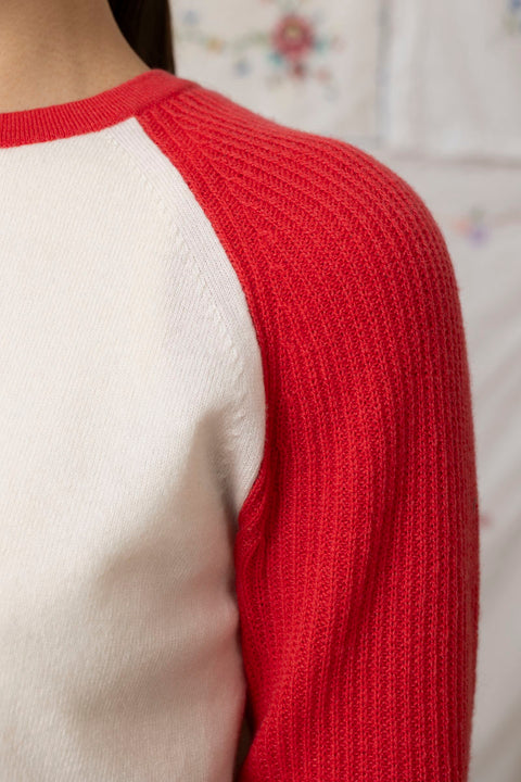 Genser - Baseball Tee Cream/Sorbet