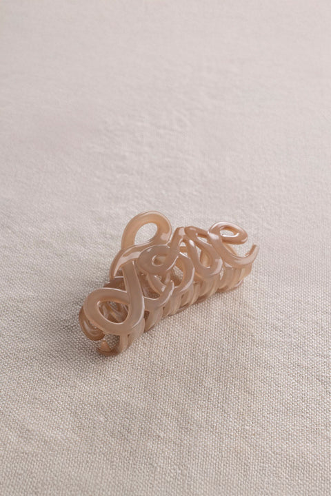 Hårklype - Love Claw 8cm Nude