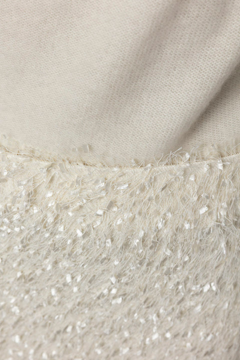 Skjørt - Feathery Fringe Above Knee Skirt