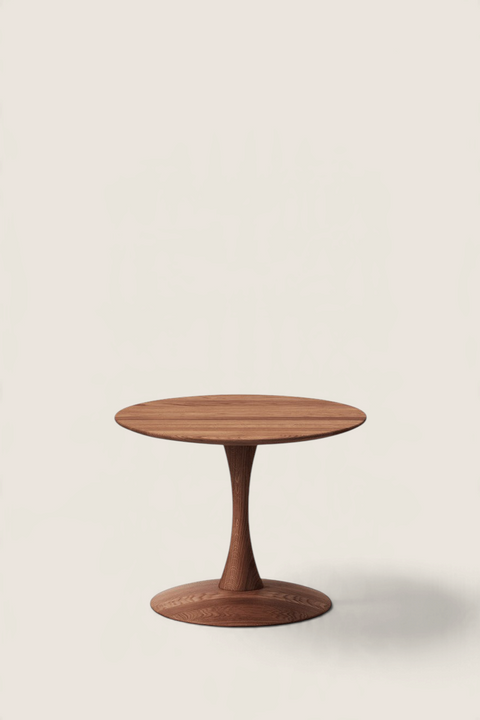 Sofabord - Trisse 5110 Dia55cm Røkt Eik