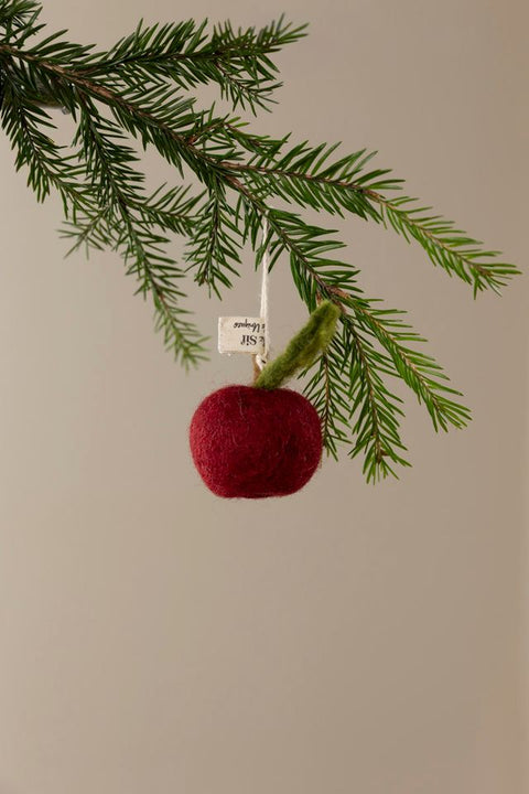 Juletrepynt - Eple Rød