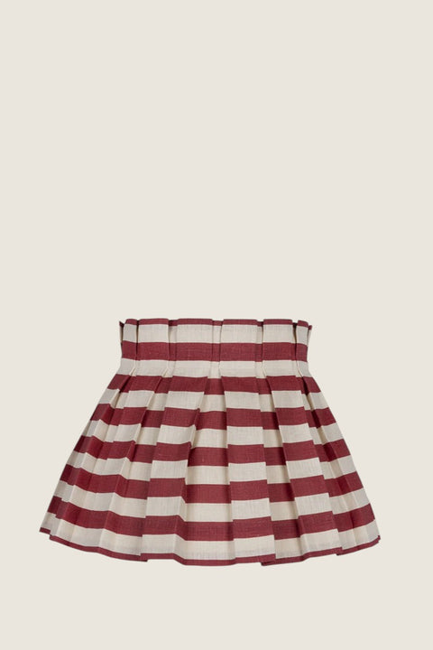 Lampeskjerm - Tangier Dia35cm Red Stripe